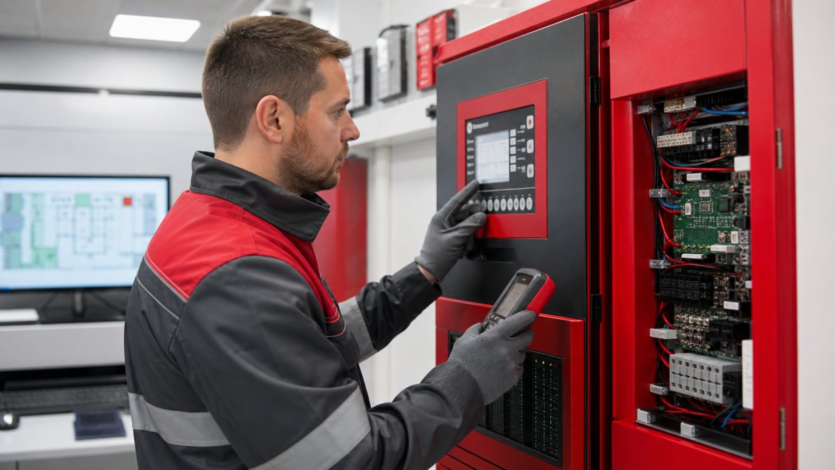 Service Panel Fire Alarm Notifier Hochiki Bantul